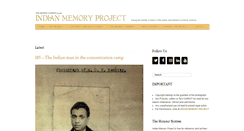 Desktop Screenshot of indianmemoryproject.com